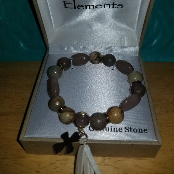 NWT Natural Elements Genuine Stone Bracelet - Picture 4 of 5